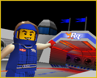 lego rocket racer minifigure