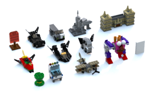 Lego Batman Hero Minikits LDD Model